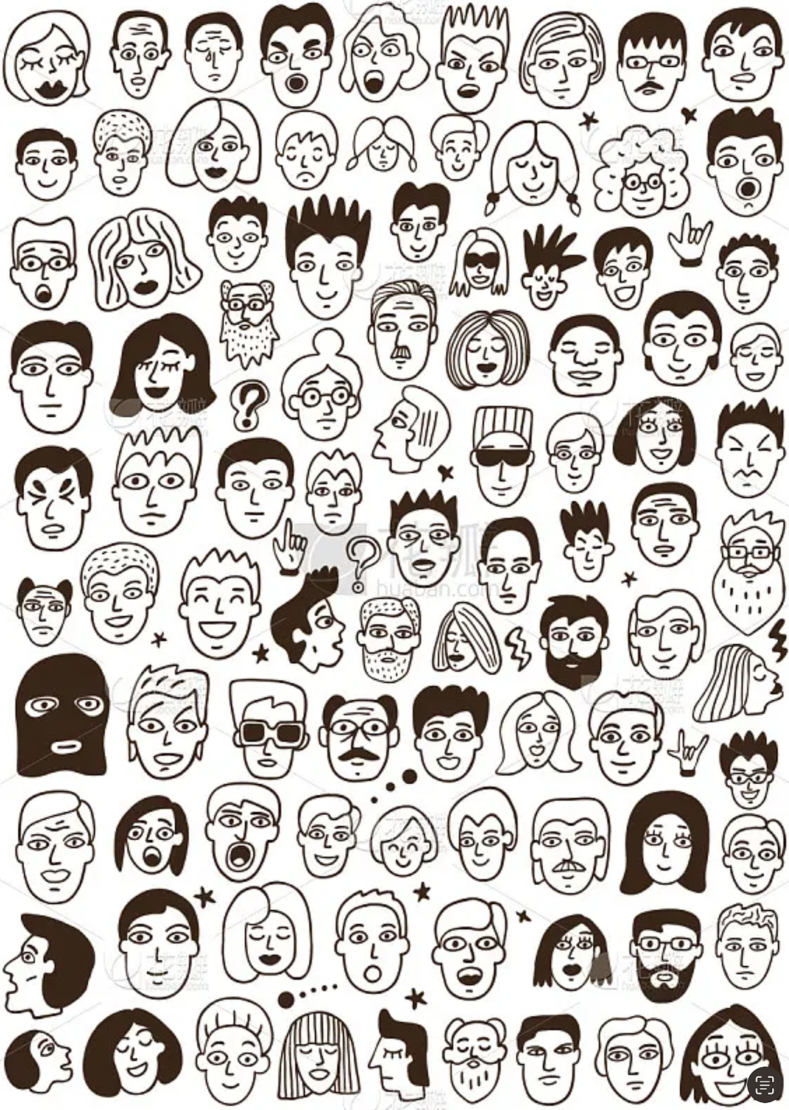 Q版人物动作参考/吉祥物设计/ip设计/卡通人物卡通形象（图ZMzI0MjQ0MTU2） - 包装 - 站酷设计师AUGIC原创素材 - 站酷ZCOOL