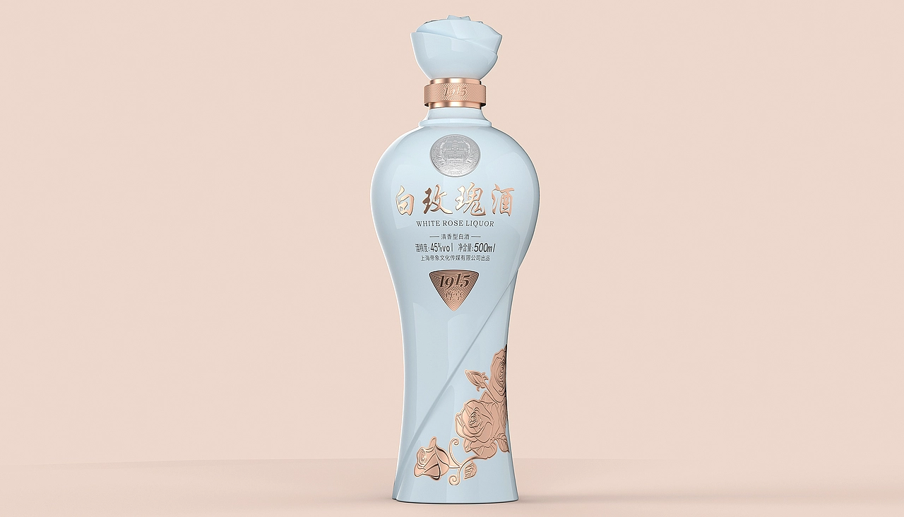 白玫瑰酒 | 包装设计 | 酒包装设计