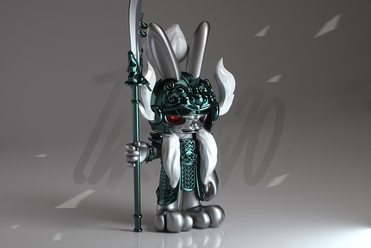 TWO TWO2.0兔爷送财（图ZMzQwNzAyMjYw） - IP形象 - 站酷设计师原野兔兔原创素材 - 站酷ZCOOL