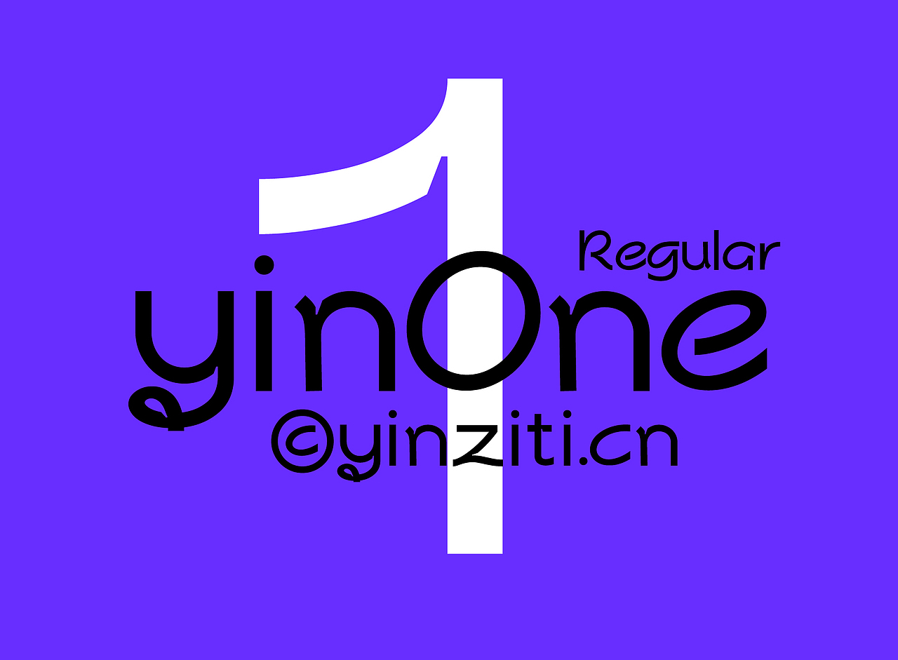 YinOne-Regular第1款西文字體（圖ZMzI0MzkxMDQw） - 字體/字形 - 站酷設(shè)計師長沙磨牛設(shè)計原創(chuàng)素材 - 站酷ZCOOL