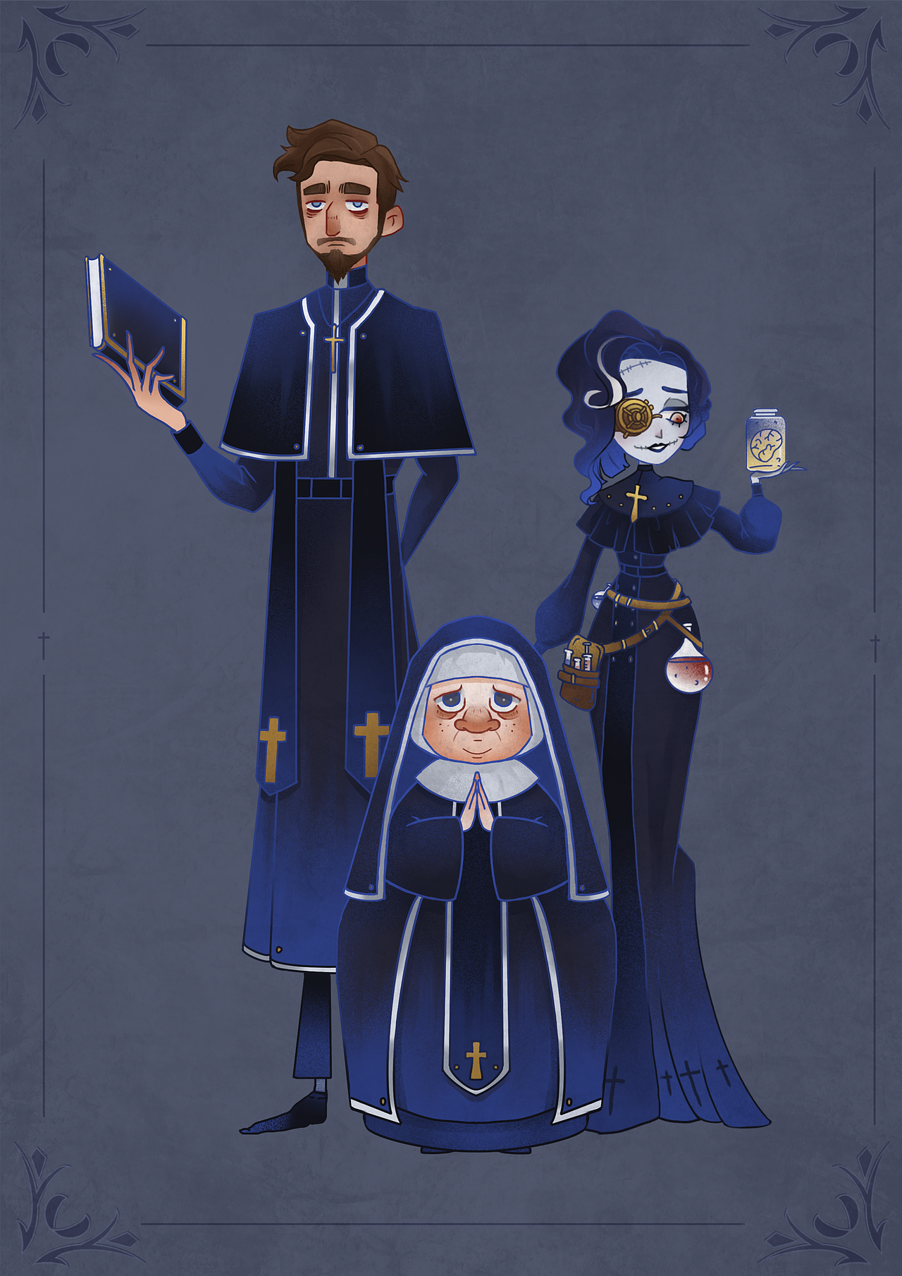 暗黑疯人院（图ZMzQ1NjY4NTU2） - 创作习作 - 站酷设计师霹雳水母原创素材 - 站酷ZCOOL