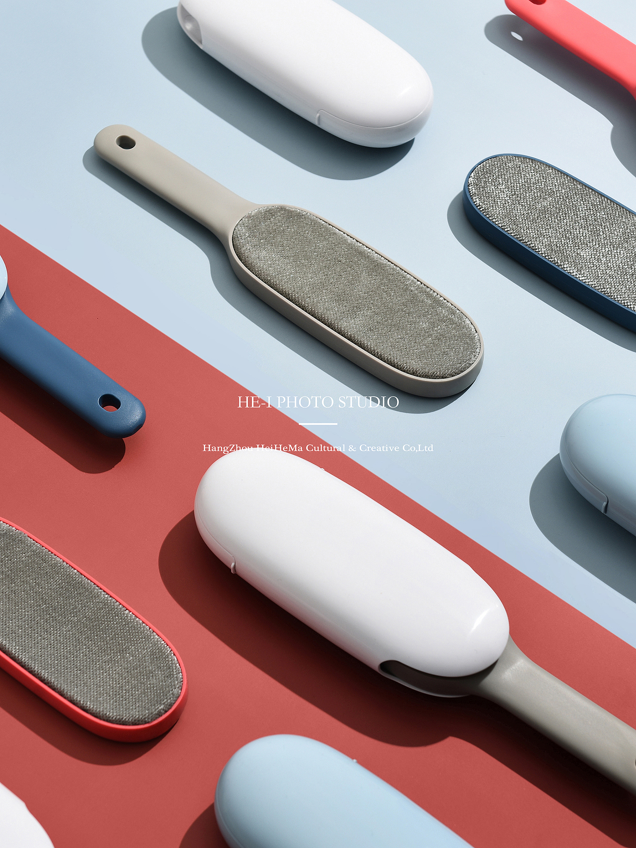 杭州产品摄影「宠物除毛刷」黑和马