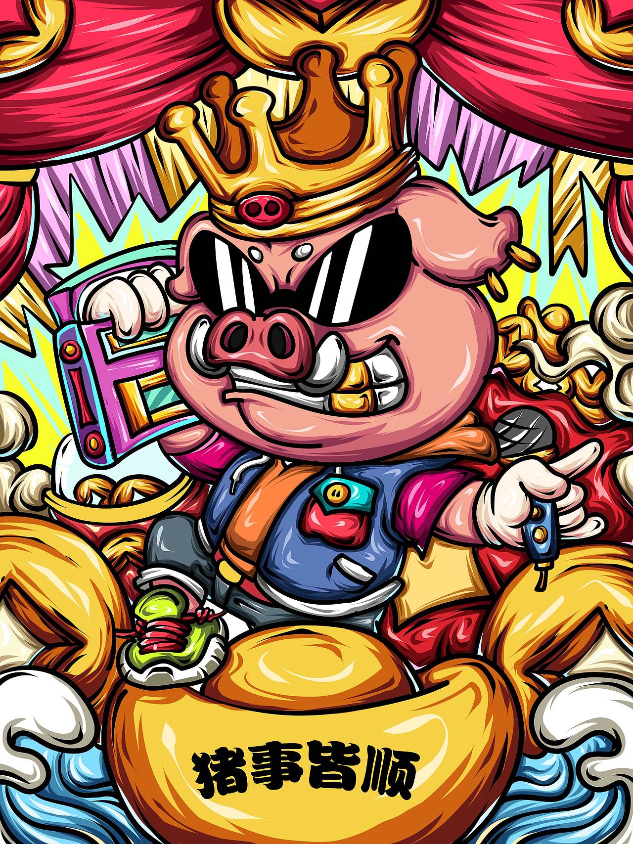 最新国潮插画合集（图ZMzA3NjM1OTMy） - 商业插画 - 站酷设计师插画师Joker原创素材 - 站酷ZCOOL