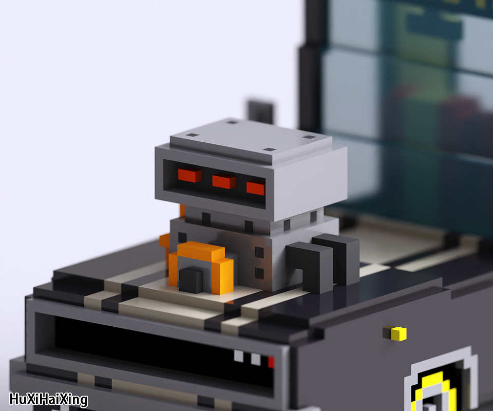 MagicaVoxel -小跑车（图ZMzU0NTc1NjQ4） - 建筑/空间 - 站酷设计师虎玺海星原创素材 - 站酷ZCOOL