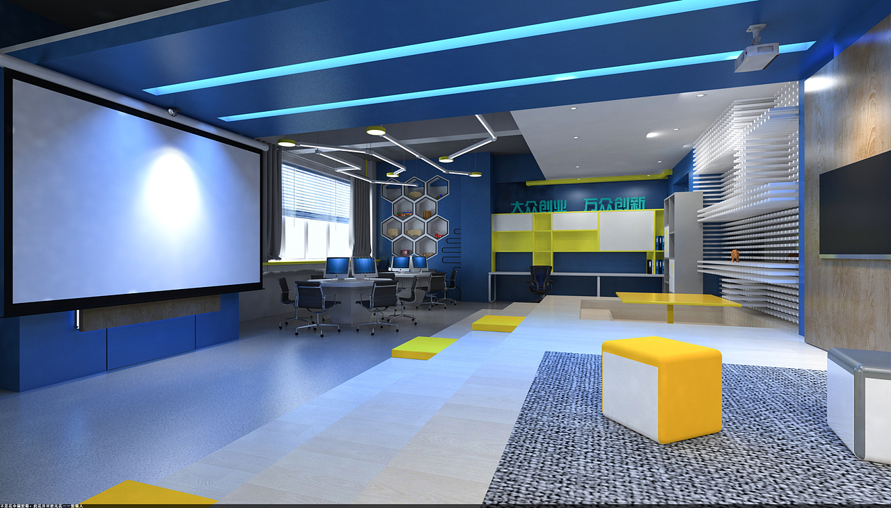 创客空间设计——2022（图ZMzA5NjYyNzgw） - 其他空间 - 站酷设计师一池三境设计原创素材 - 站酷ZCOOL