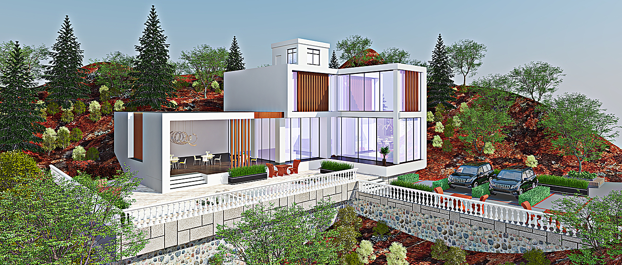 休闲别墅（图ZMzA1OTE2MTI0） - 建筑/空间 - 站酷设计师柏拉图爱情原创素材 - 站酷ZCOOL