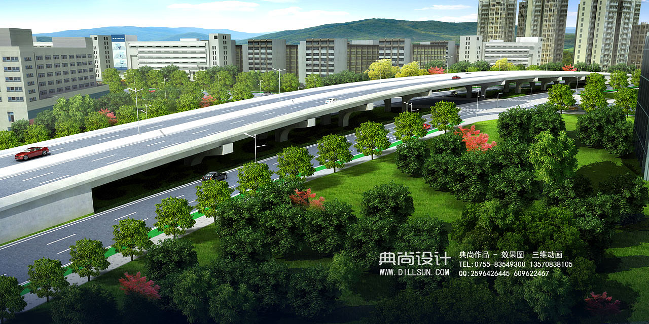 桥梁设计效果图 3