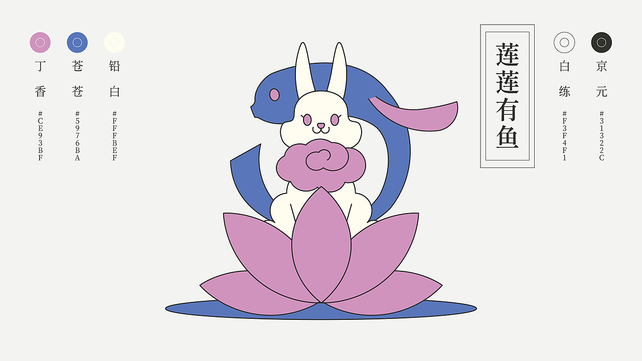 兔年IP吉祥物兔子IP-青云兔[版权已被买断 仅供展示]（图ZMzE3Nzg3OTE2） - IP形象 - 站酷设计师MANSHU漫舒原创素材 - 站酷ZCOOL