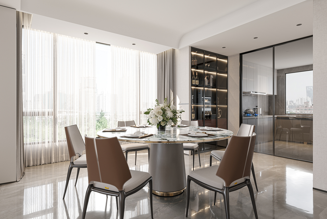 【效果图合集】商业效果图案例（图ZMzU1MjMzNTg4） - 家装设计 - 站酷设计师冈舍效果图表现原创素材 - 站酷ZCOOL