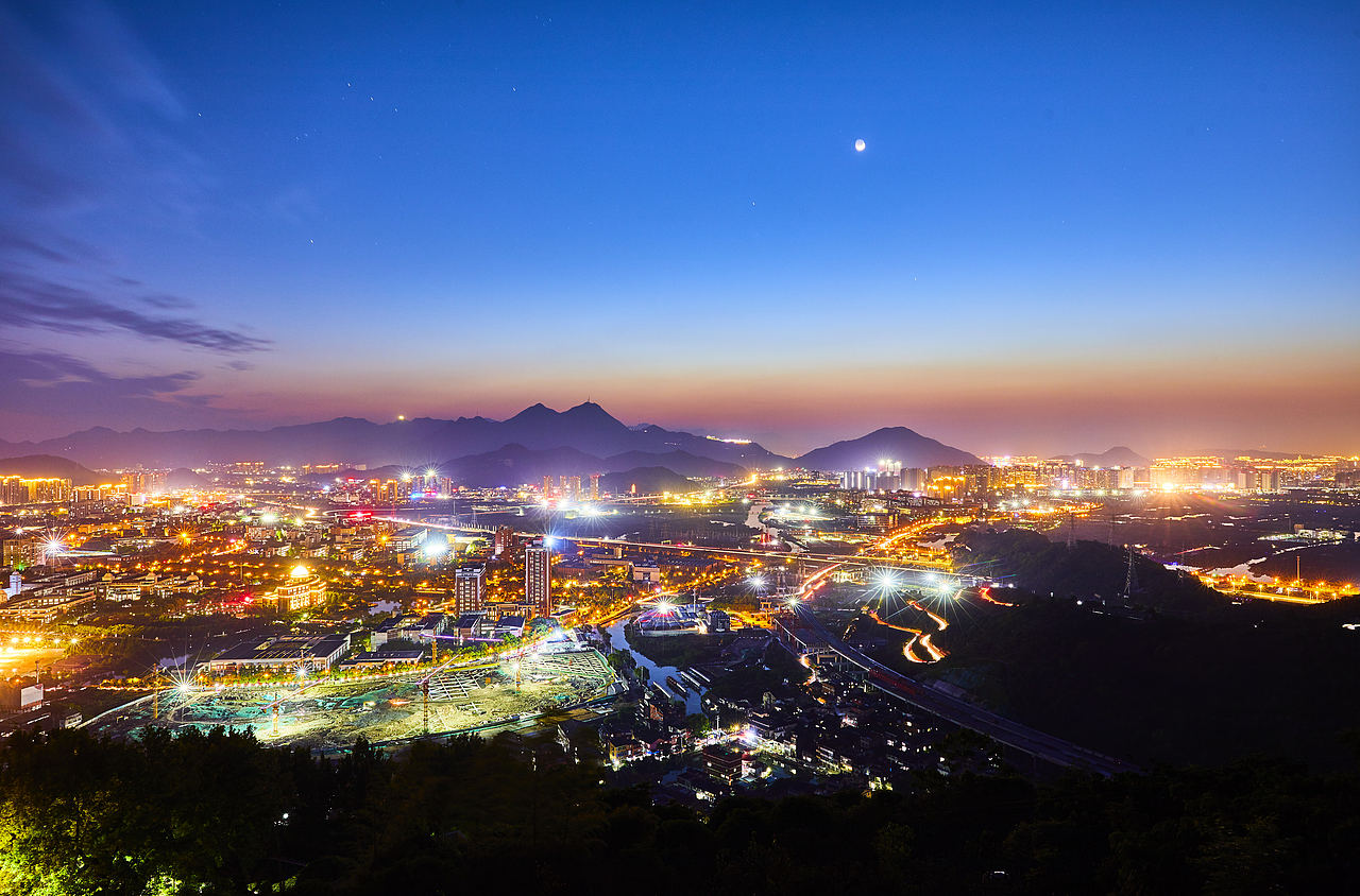 傍晚日落后的日转夜延时摄影（图ZMjk5OTkxMTEy） - 栏目片头 - 站酷设计师禹之66原创素材 - 站酷ZCOOL