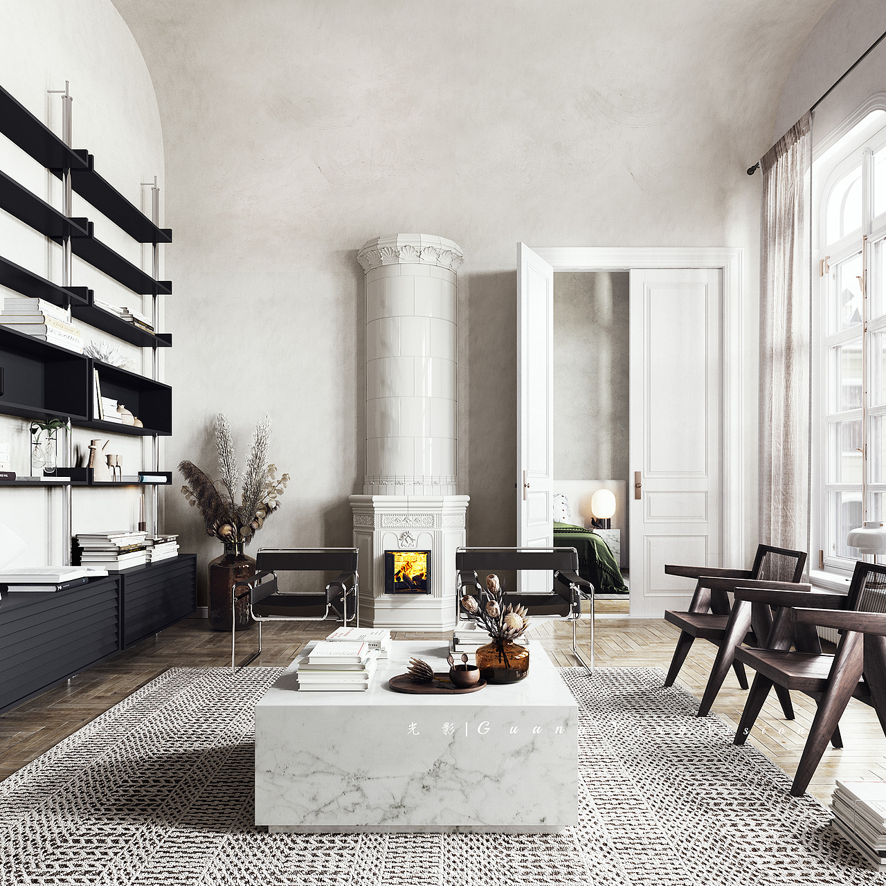 家装-诧寂法式风别墅设计