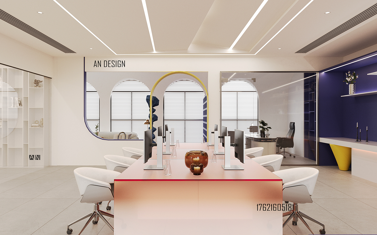 新作 | 上海 ·121㎡·平面设计公司（图ZMzMxOTAzNTA0） - 商业空间设计 - 站酷设计师渥木设计原创素材 - 站酷ZCOOL