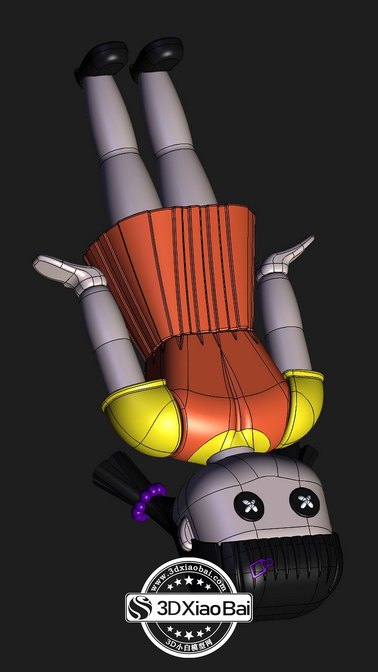 鱿鱼游戏小女孩（图ZMzYyNDUxODM2） - 人物/生物 - 站酷设计师3D小白原创素材 - 站酷ZCOOL