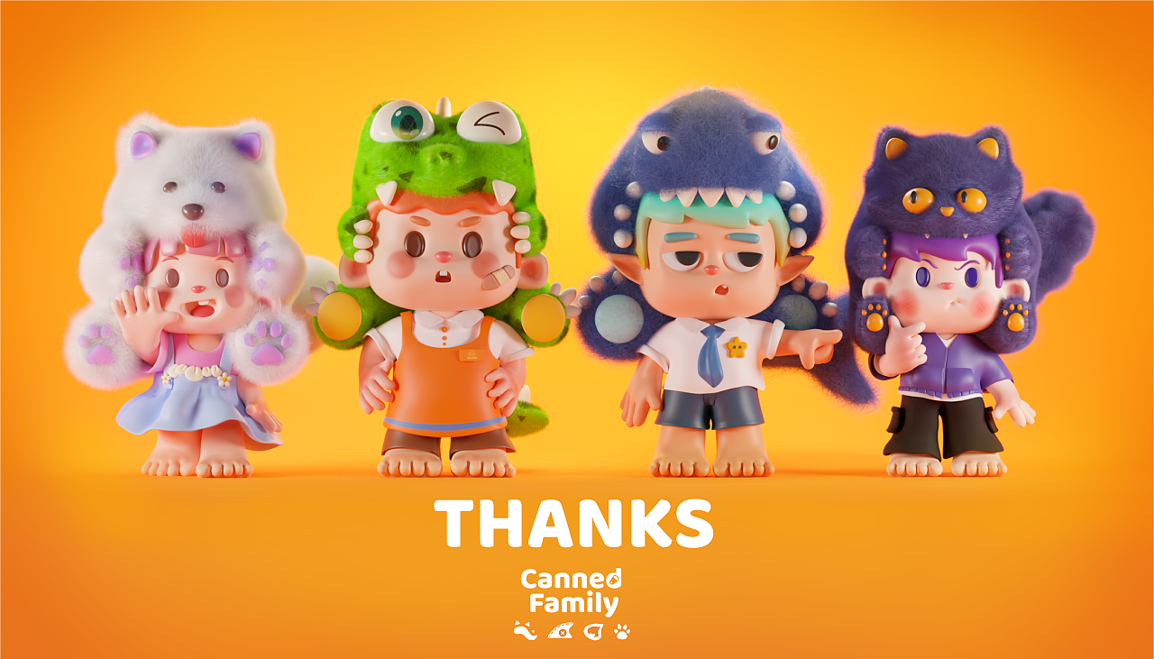 Canned Family【罐头家族】（图ZMzY1NzcxODEy） - IP形象 - 站酷设计师JUNL_x原创素材 - 站酷ZCOOL