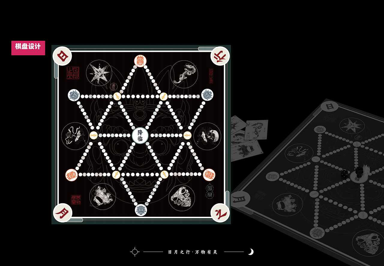 日月之行·萨满文化桌游设计