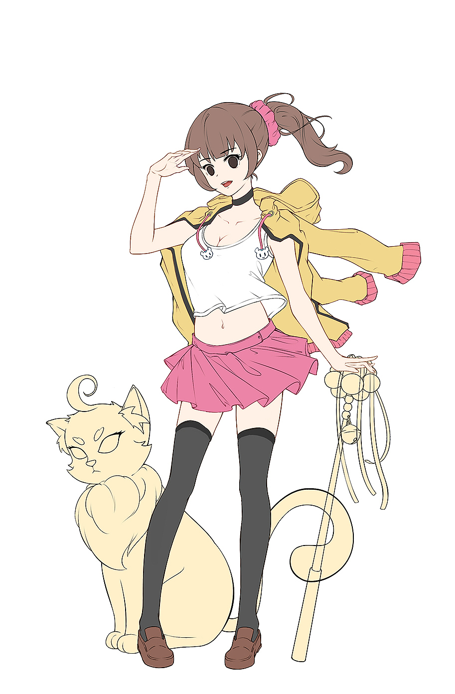 个人幻想—元气猫御使（图ZMzE5OTgyNTc2） - 游戏原画 - 站酷设计师唐万鲁原创素材 - 站酷ZCOOL