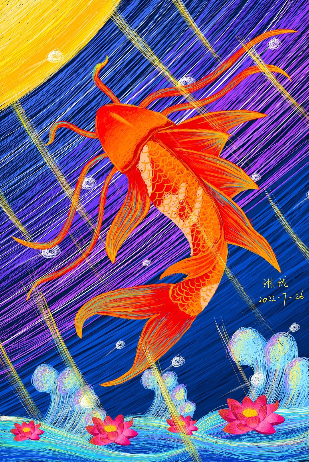 线圈插画/包装设计