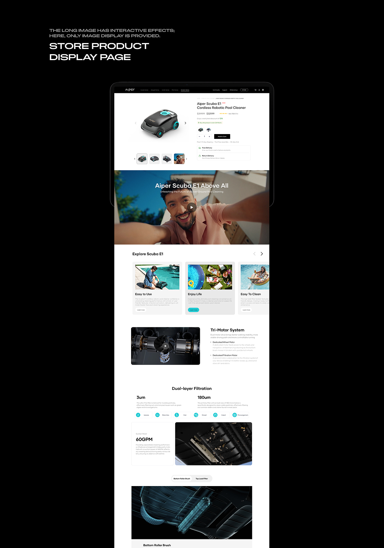 Aiper 官网/商城品牌视觉升级（图ZMzY5NzQ5Njk2） - 企业官网 - 站酷设计师_Raymond原创素材 - 站酷ZCOOL