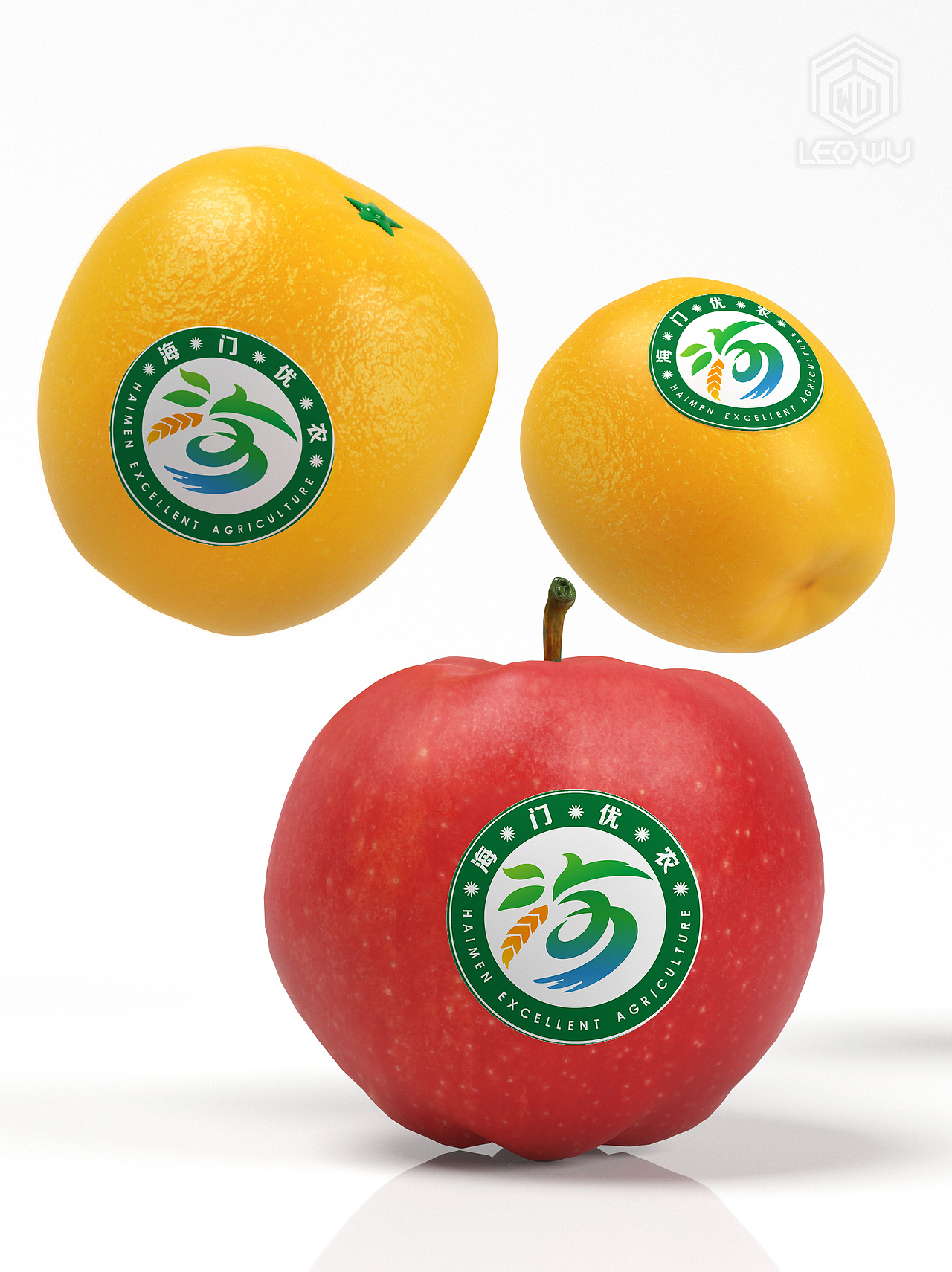 江苏省南通市海门区农产品区域品牌“海门优农”VI设计（图ZMzA2Njk5MjA4） - 品牌 - 站酷设计师LeoWu_设计师原创素材 - 站酷ZCOOL