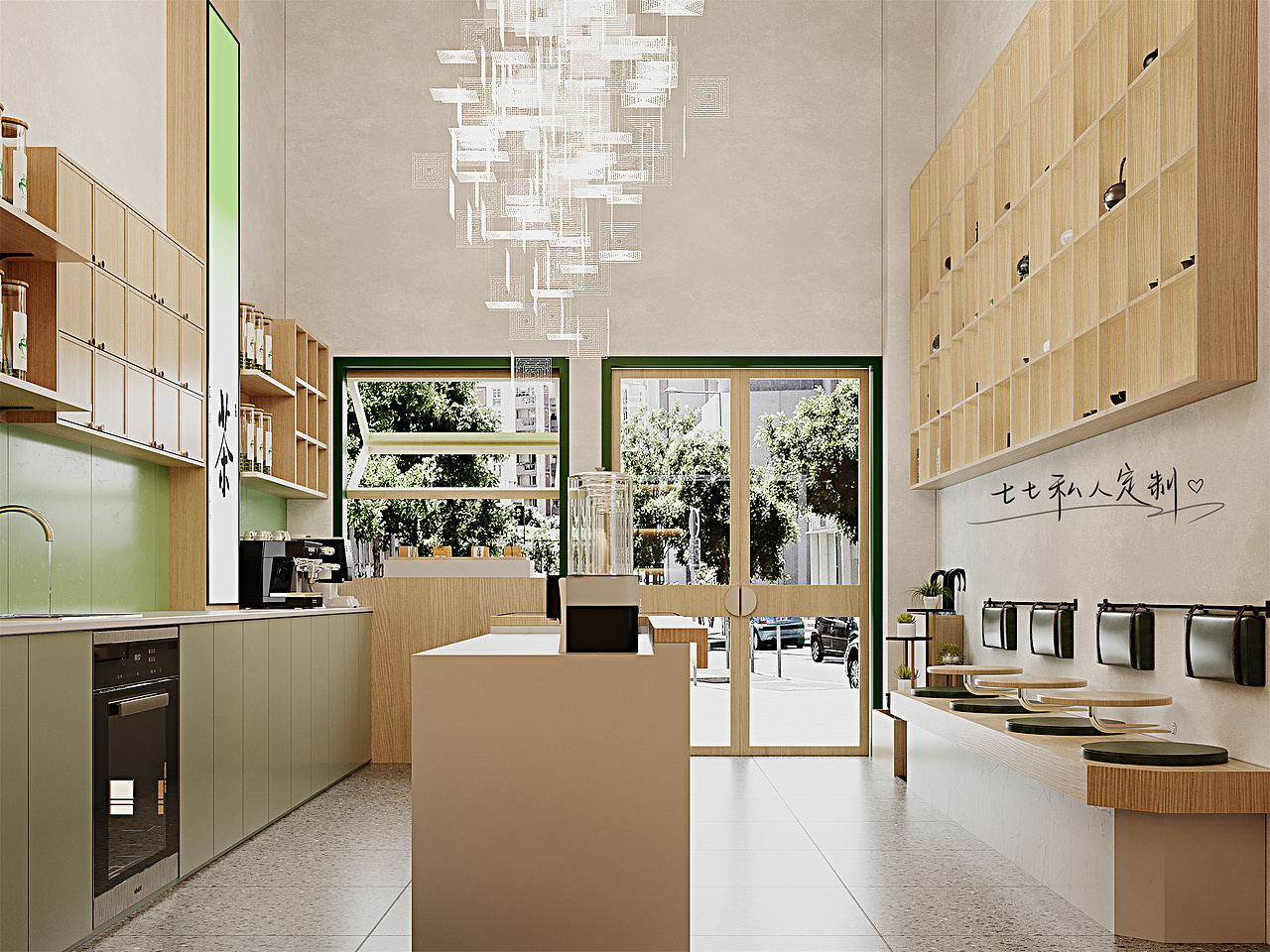 超时髦的茶饮店设计，打造年轻人的时尚茶生活！