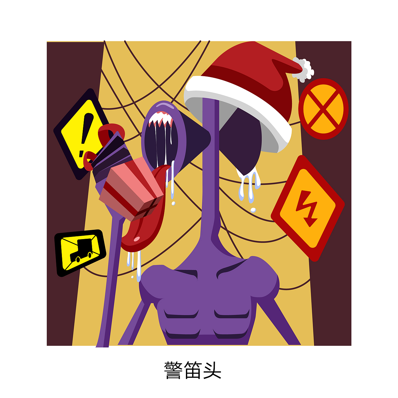 鬼怪ICON图标+AE动效-Monsters in Christmas