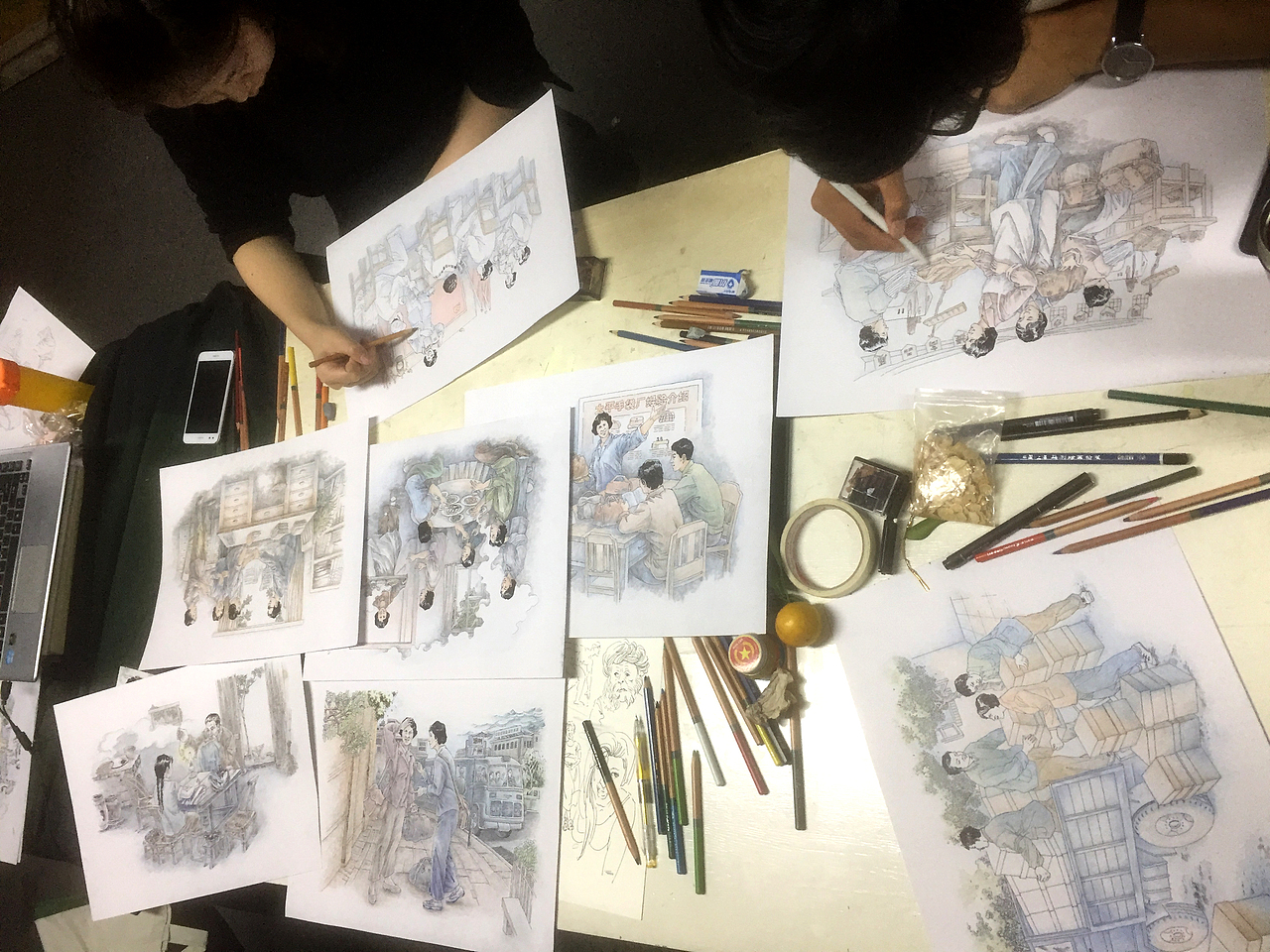 中国对外加工第一家--虎门太平手袋厂陈列馆艺术创作集(图ZMzM2MTc4MTgw) - 绘画 - 站酷设计师英葵有维设计原创素材 - 站酷ZCOOL