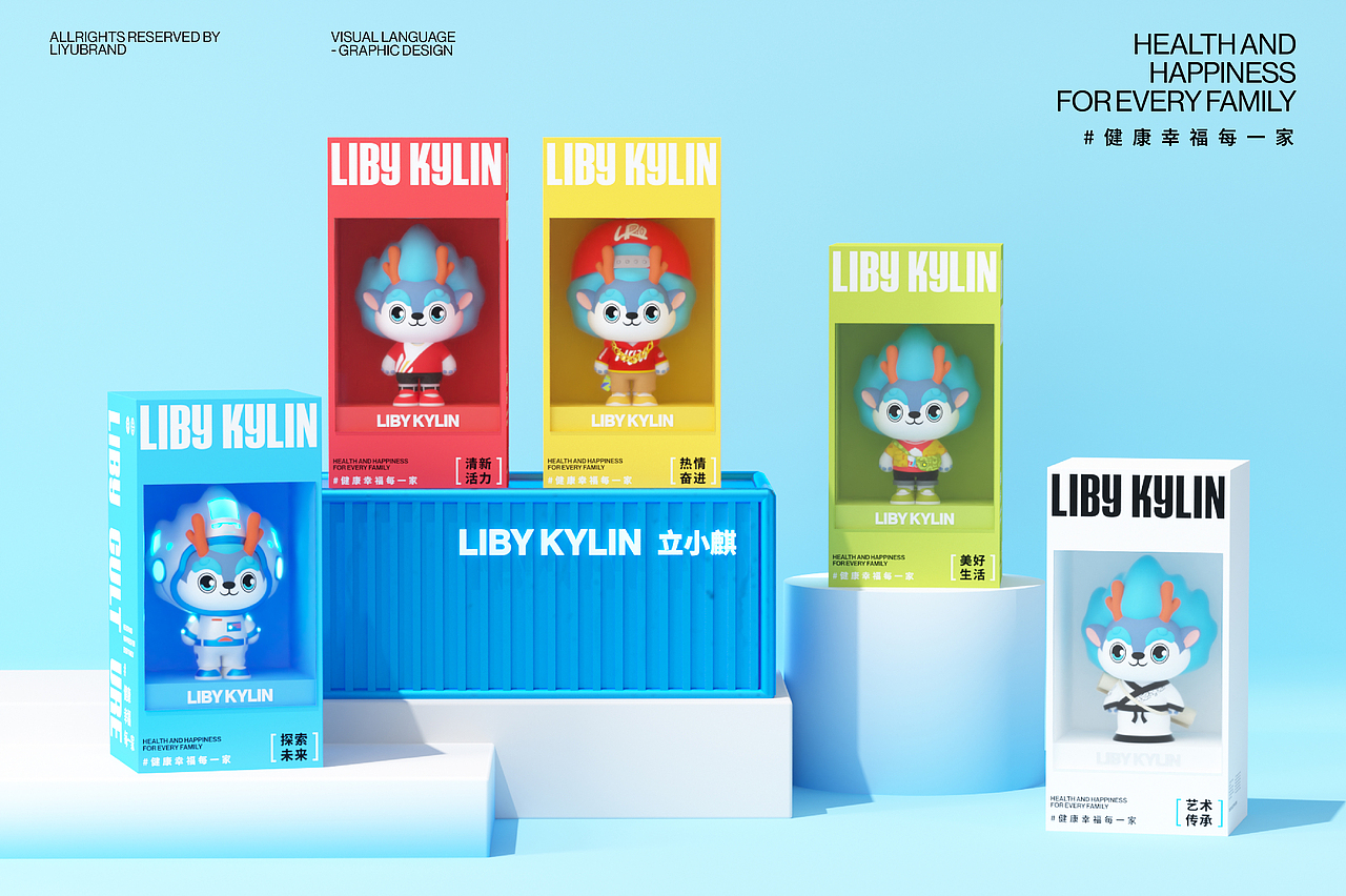 立白科技集团IP形象|立小麒