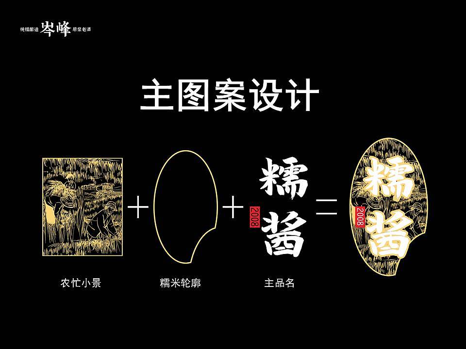 白酒包装设计【岑峰糯酱酒】（图ZMzI3NTU3NTI0） - 包装 - 站酷设计师图腾派品牌设计原创素材 - 站酷ZCOOL