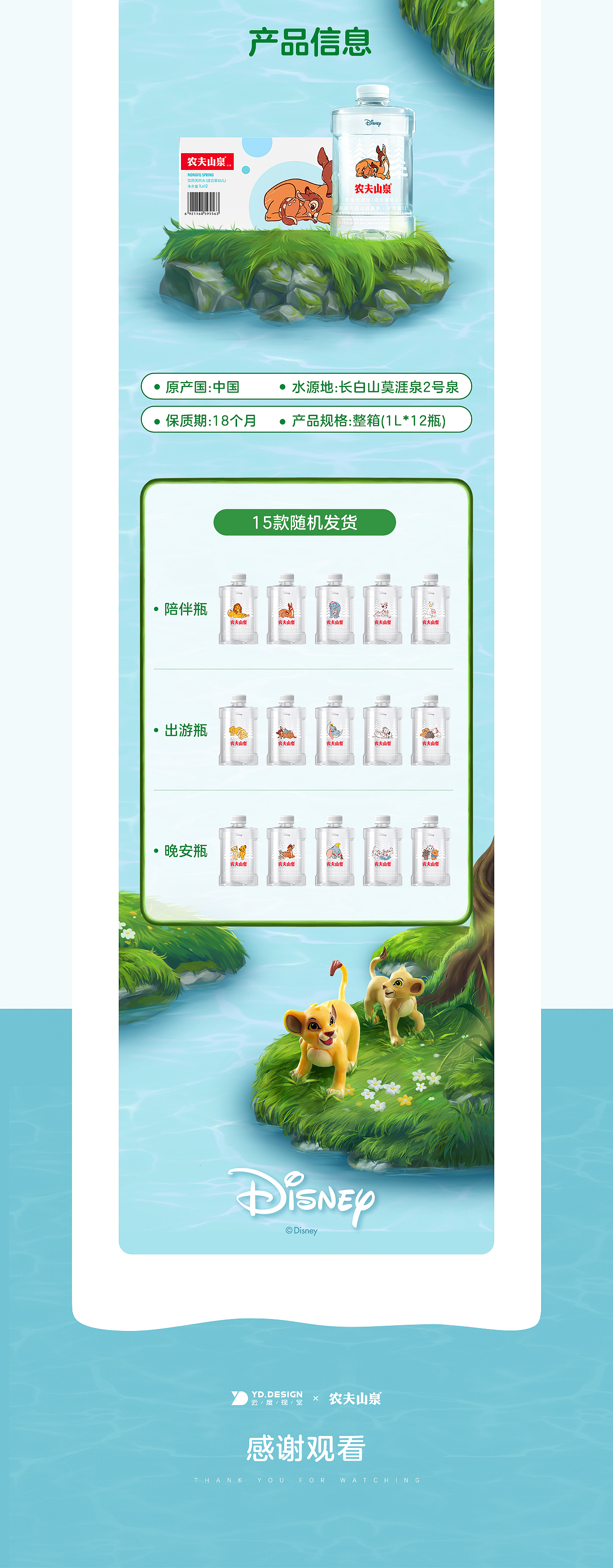农夫山泉婴儿水迪士尼联合IP插画详情赏析（图ZMzA1MTM1OTUy） - 电商 - 站酷设计师云创集原创素材 - 站酷ZCOOL
