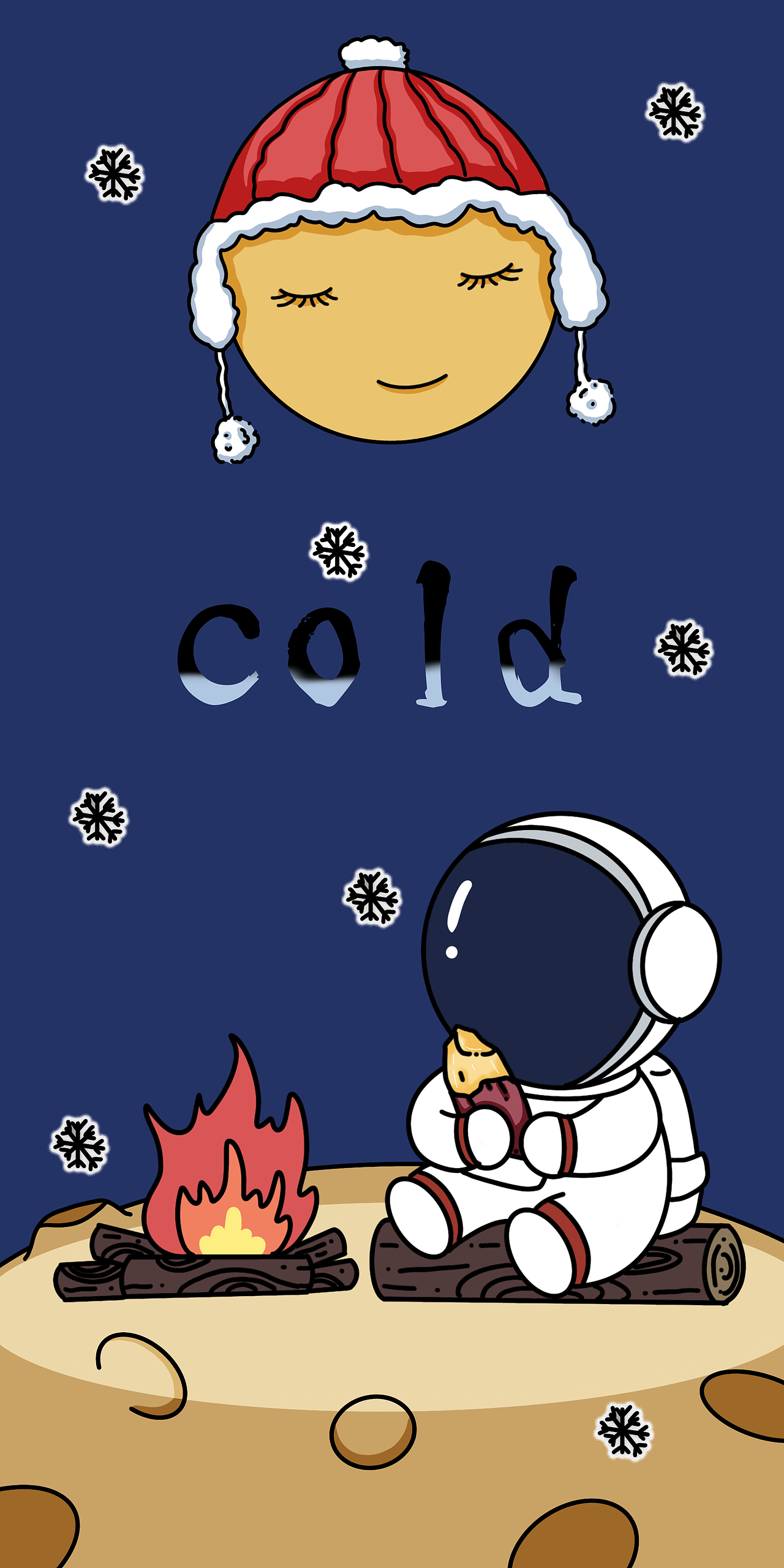 蓝色调宇航员卡通设计包装服装文具 阳光太空人IP 04