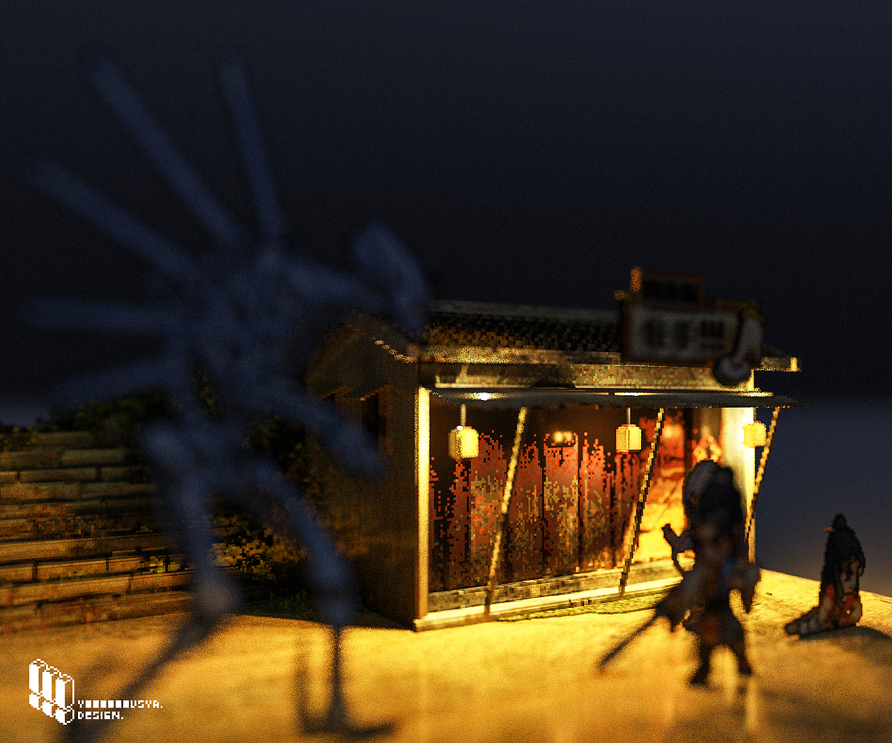 Magica Voxel 天之痕场景练习（图ZMzAxOTk3OTAw） - 像素画 - 站酷设计师不想再作勇者了原创素材 - 站酷ZCOOL