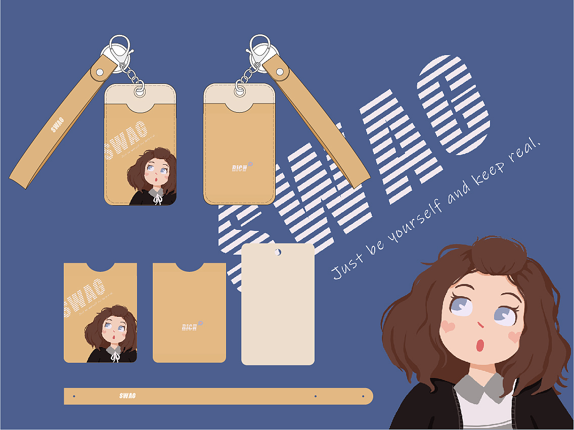 治愈少女系产品设计—卡包（图ZMzI2NzE5MDY4） - 商业插画 - 站酷设计师小花椒呀原创素材 - 站酷ZCOOL