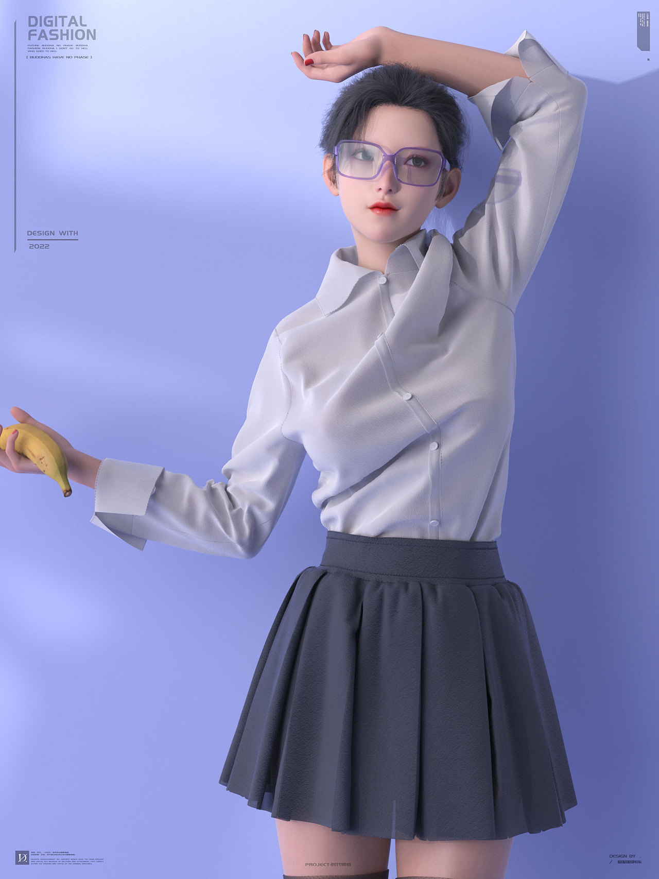 【数字人虚拟偶像组合-水果女孩】（图ZMzQ4Mjc0NDI0） - 人物/生物 - 站酷设计师略略略阿柒原创素材 - 站酷ZCOOL