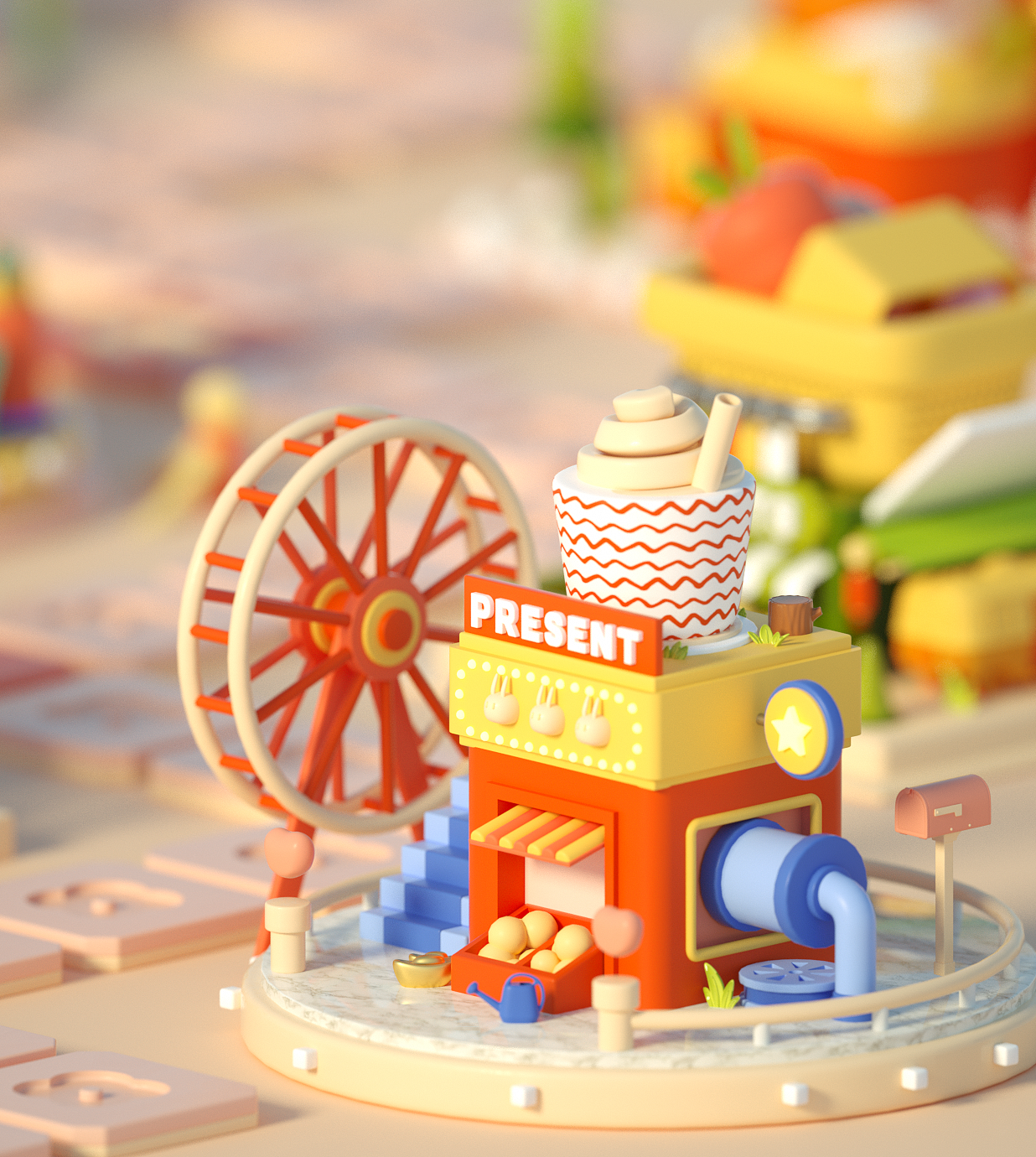 Small Scence 店铺小场景设计