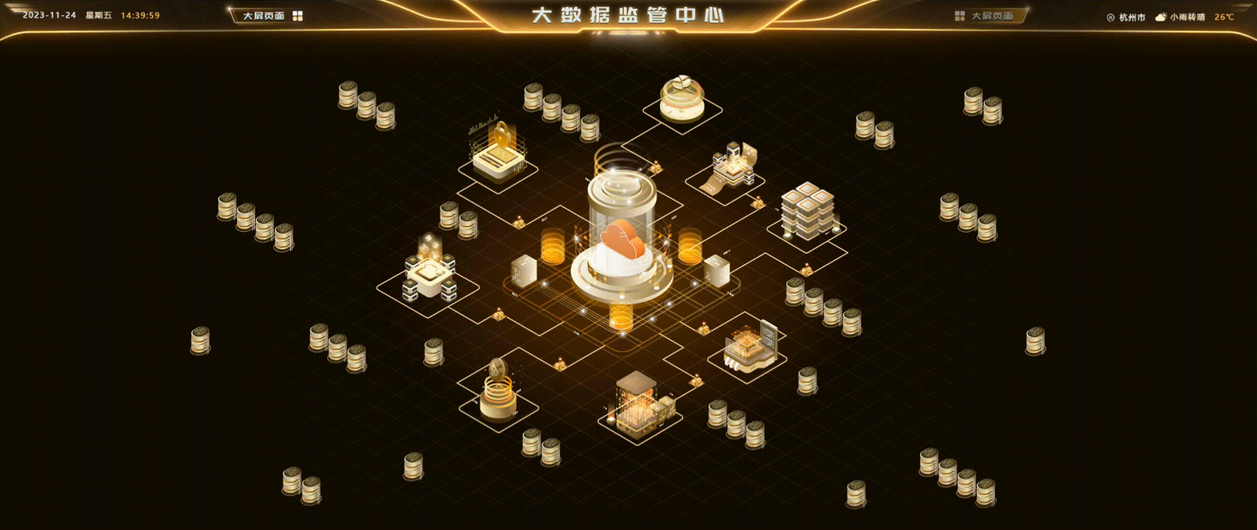 数据可视化设计 | 《琉璃金》主题可视化模板库