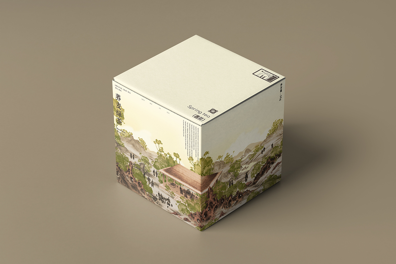 龙井茶包装插画设计（图ZMzA5NTQ3MTg4） - 包装 - 站酷设计师西红柿番茄蛋汤原创素材 - 站酷ZCOOL