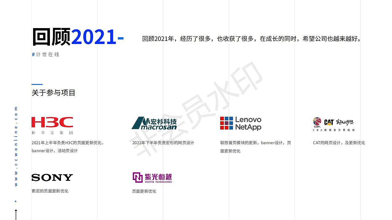 2021-2022 年终总结 UI作品集