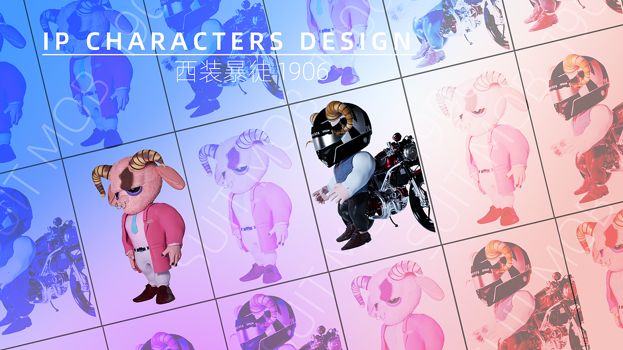 IP Characters Design suit mob 1906 西装暴徒 1906（图ZMzIwNzE4MjMy） - 人物/生物 - 站酷设计师金锡社动画原创素材 - 站酷ZCOOL