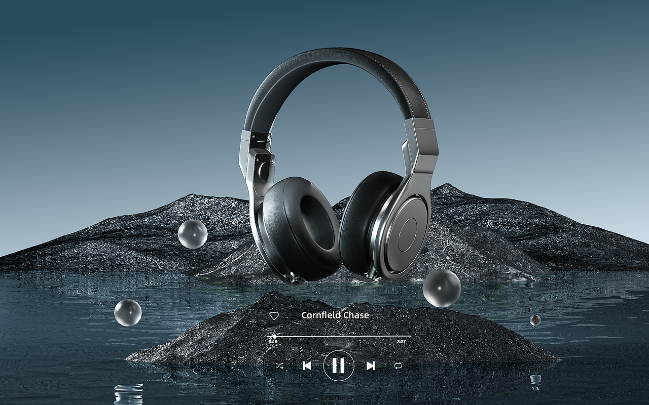 3C数码暗调产品渲染合集