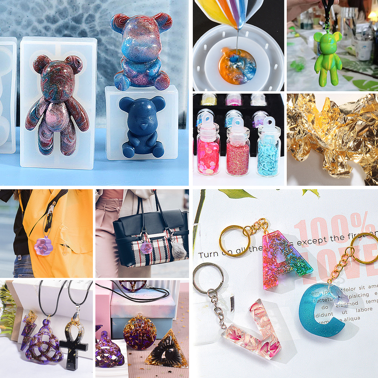 亚马逊主图-首饰模具套装