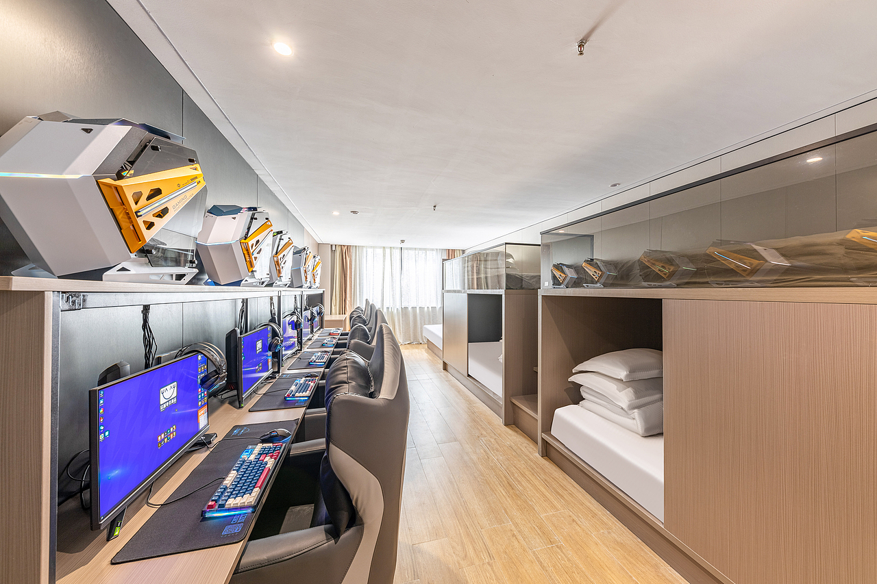 溫州酒店案例丨平陽穿越電競酒店（圖ZMzU0MTg2NTMy） - 環(huán)境/建筑攝影 - 站酷設計師老白酒店民宿攝影原創(chuàng)素材 - 站酷ZCOOL