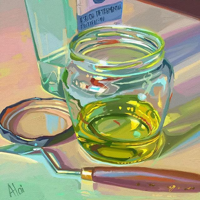 色彩运用 | 静物和日常生活的绘画作品案例分享