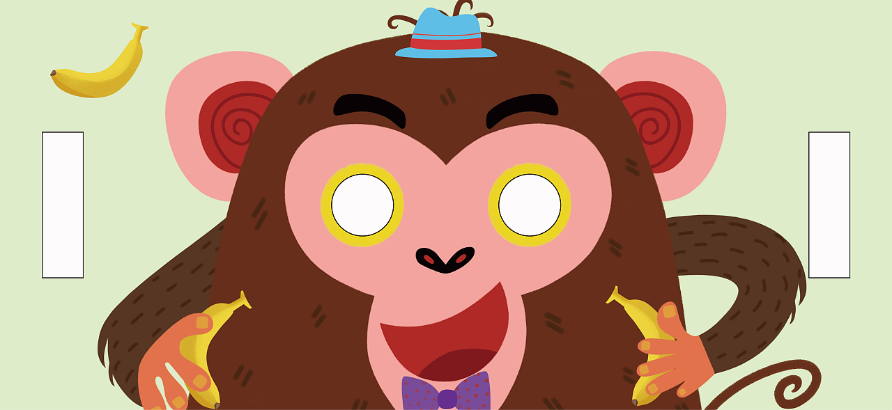 儿童绘本/儿童插画——《面具洞洞书》