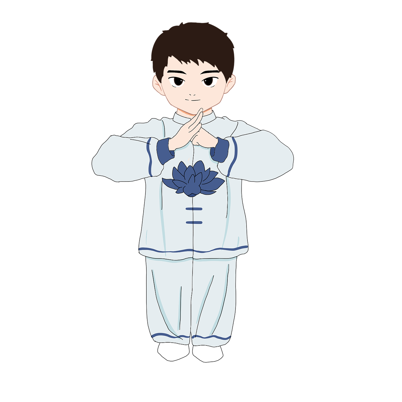 太极拳分解动作（图ZMjk2MTk0MjE2） - 儿童插画 - 站酷设计师三碗汤泡饭原创素材 - 站酷ZCOOL