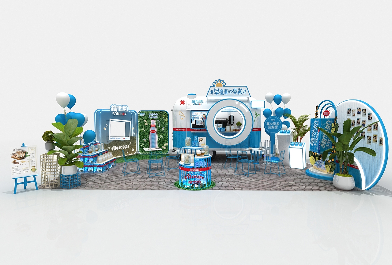 快餐车快闪路演（图ZMzY0MDc4NjYw） - 场景 - 站酷设计师铁血柔情真汉子原创素材 - 站酷ZCOOL