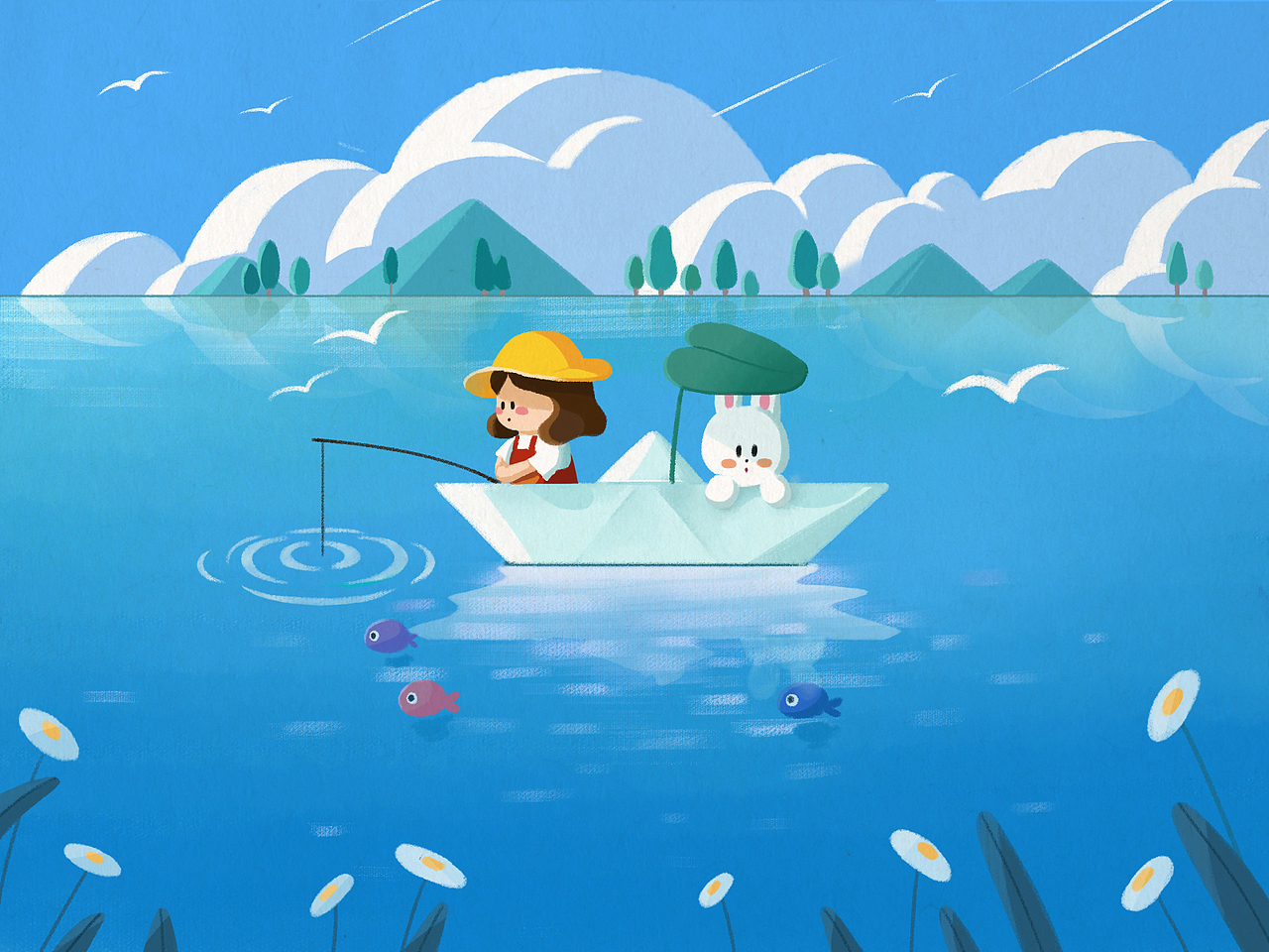 原创治愈系故事小插画2（图ZMzE1Njk1NTY0） - 商业插画 - 站酷设计师怪怪鱼儿原创素材 - 站酷ZCOOL