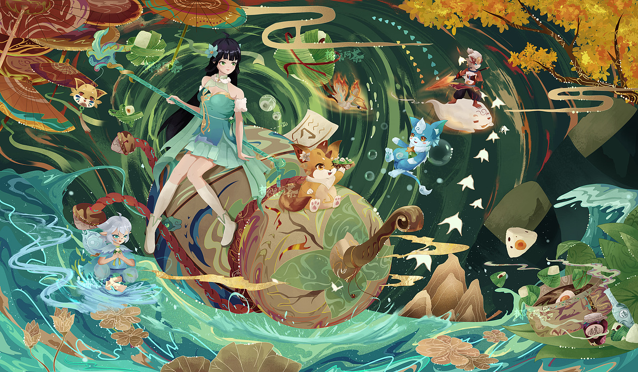 长安幻想×手游∣端午宣传kv