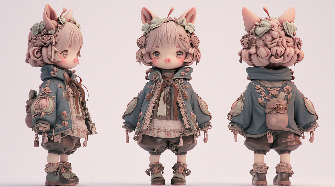 十二生肖三视图