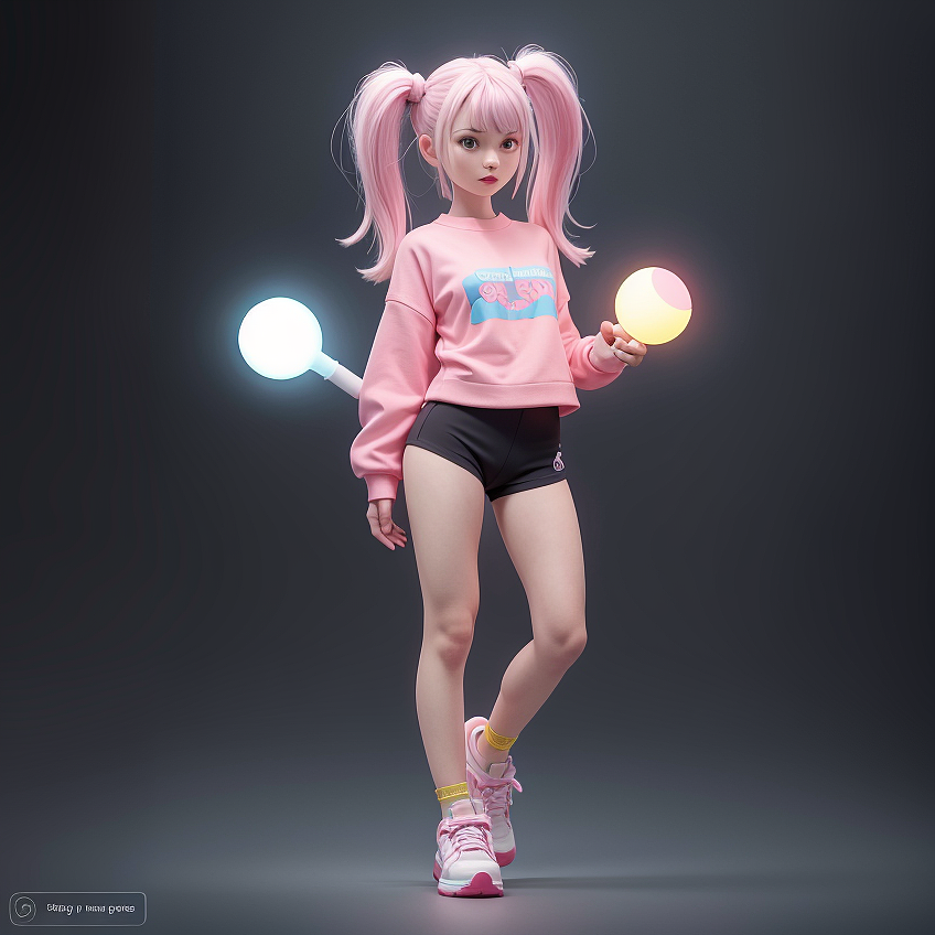 光棒电竞女孩（图ZMzQyNzE1NjQw） - 手办/模玩 - 站酷设计师最佳555原创素材 - 站酷ZCOOL