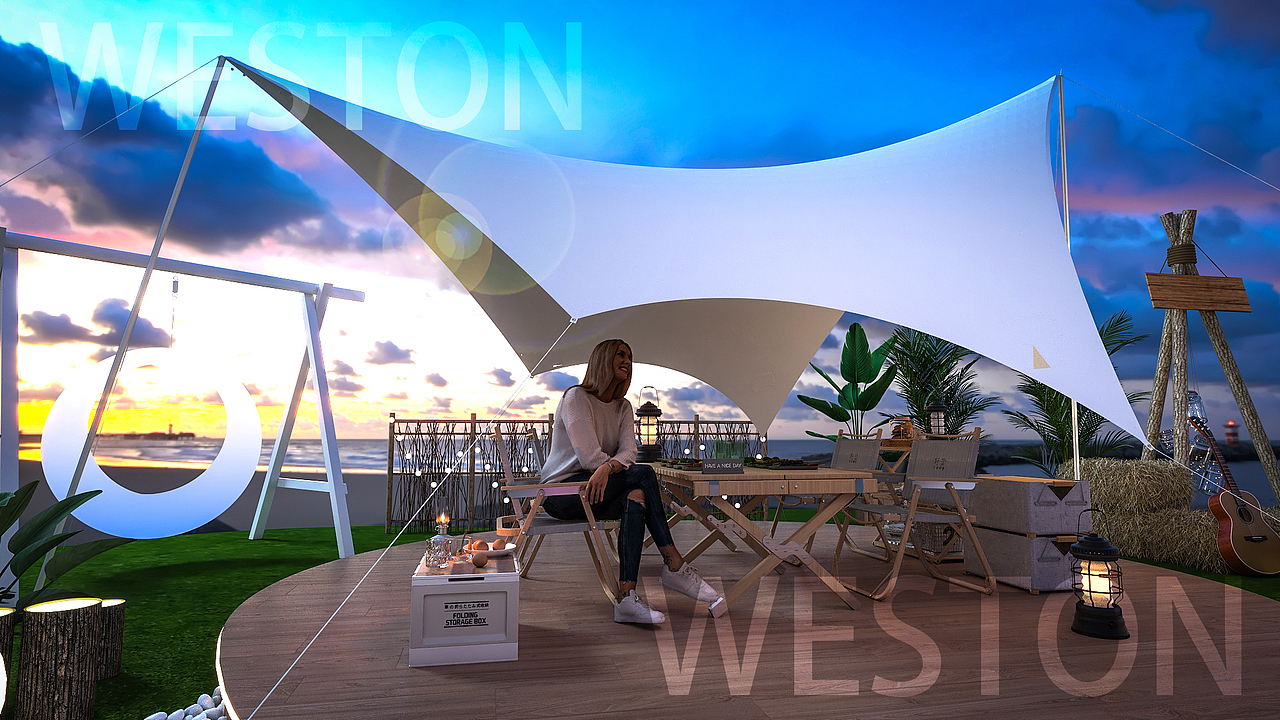 夏日露营（图ZMzM5Njc1NTYw） - 建筑/空间 - 站酷设计师Weston_D原创素材 - 站酷ZCOOL